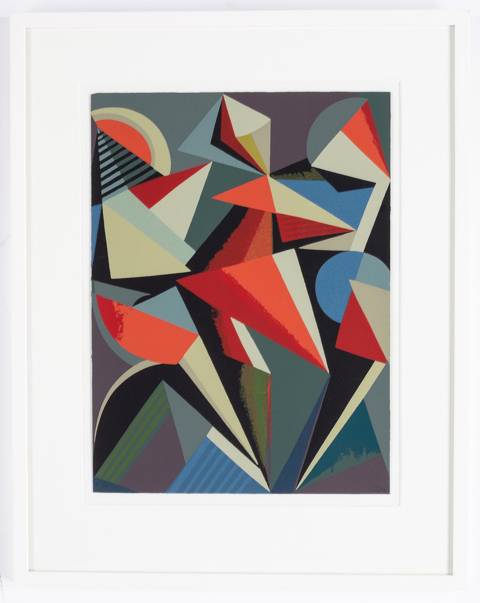 C Göran Karlsson, silkscreen in colors, signed CGK and numbered 85/99.