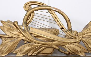 SPEGELLAMPETT, empire, sannolikt Västsverige, 1800-talets första hälft.