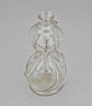 KLUCKAFLASKA, glas, 1700/1800-tal.