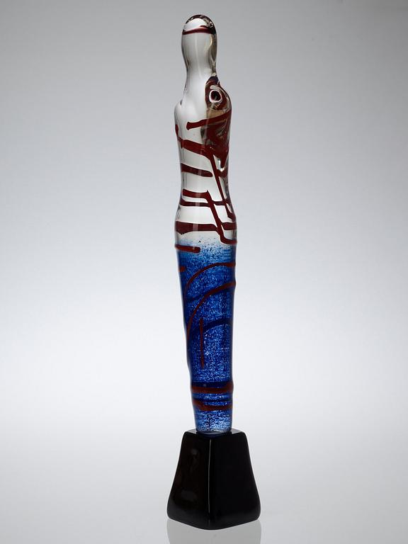 A James Coignard glass sculpture, Berengo Fine Arts, Murano, Italy.