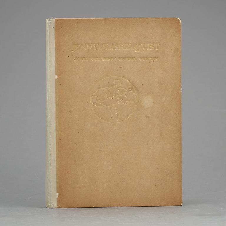 BOK, "Jenny Hasselqvist", Ida och Henry Buergel Goodwin, Lars Hökerbergs Förlag, Stockholm, 1918.