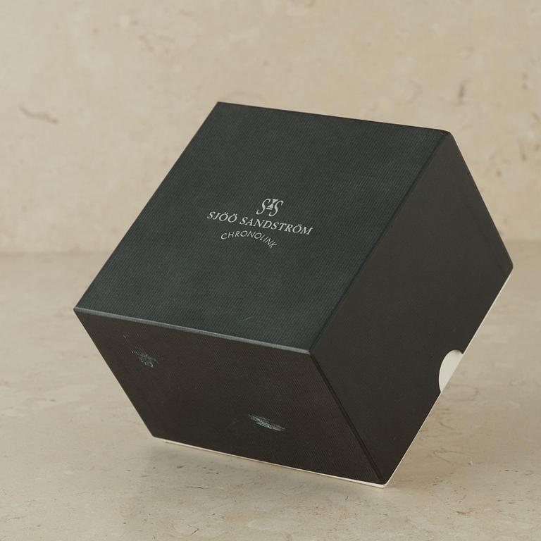 SJÖÖ SANDSTRÖM, Chronolink, Worldtimer UTC, Golf Timer, "First series of 100", wristwatch, 40 mm,