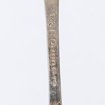 Cutlery, 23 pieces, silver, 20th century.