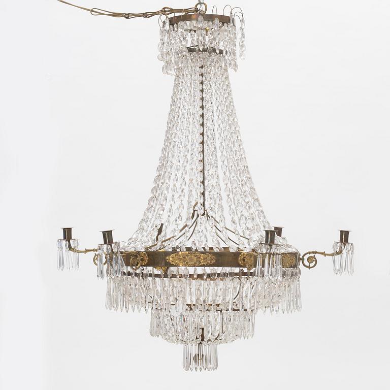 An Early 19th Century Empire Chandelier.