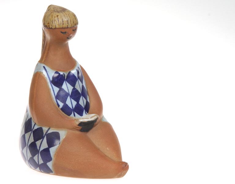 FIGURIN, stengods, "Amalia", Lisa Larson, Gustavsberg.