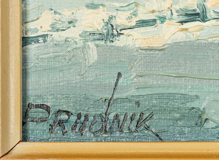 Jack Prudnik, Winter Scene towards Kungsträdgården, Stockholm.