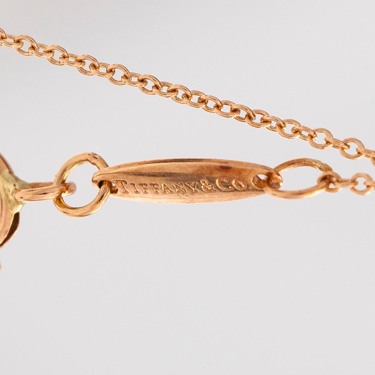 Tiffany & Co, Elsa Peretti, kaulakoru, "Open Heart", 18K ruusukultaa.
