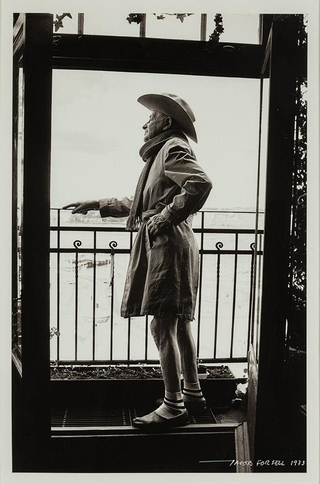 JACOB FORSELL, photograph, signed and dated 1973.