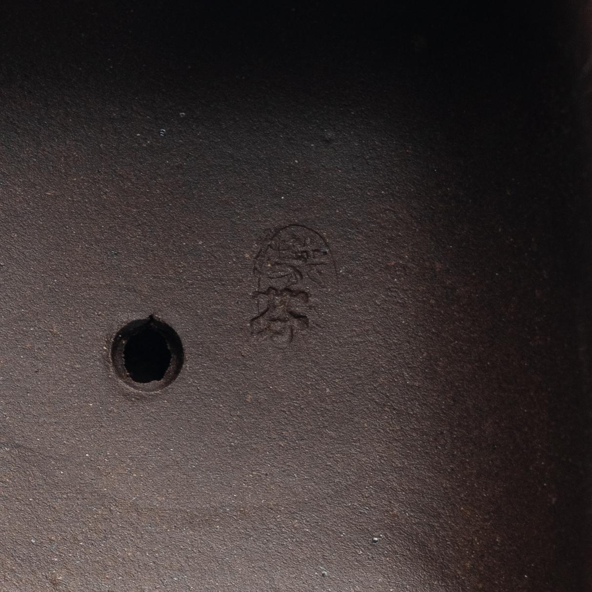 Wang Hongfen, A nrown yixing teapot, 1980s.