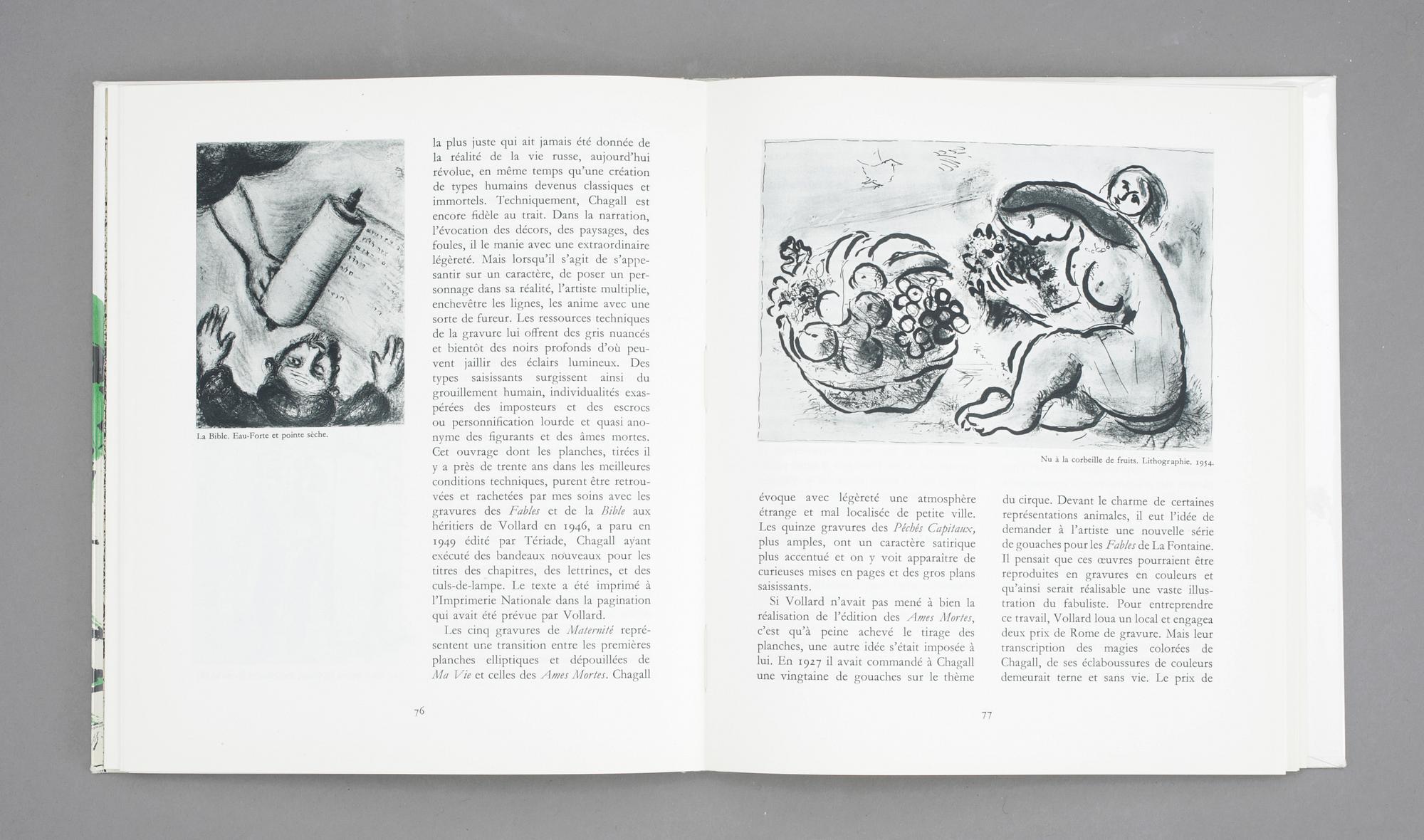 BOK, "Chagall", Lassaigne, Jaques, Maeght Editeur, Paris, 1957.