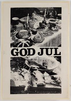 Okänd konstnär 1900-tal, affisch för Konstfack 1968.