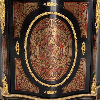 A Boulle style cabinet, the end of the 19th century.