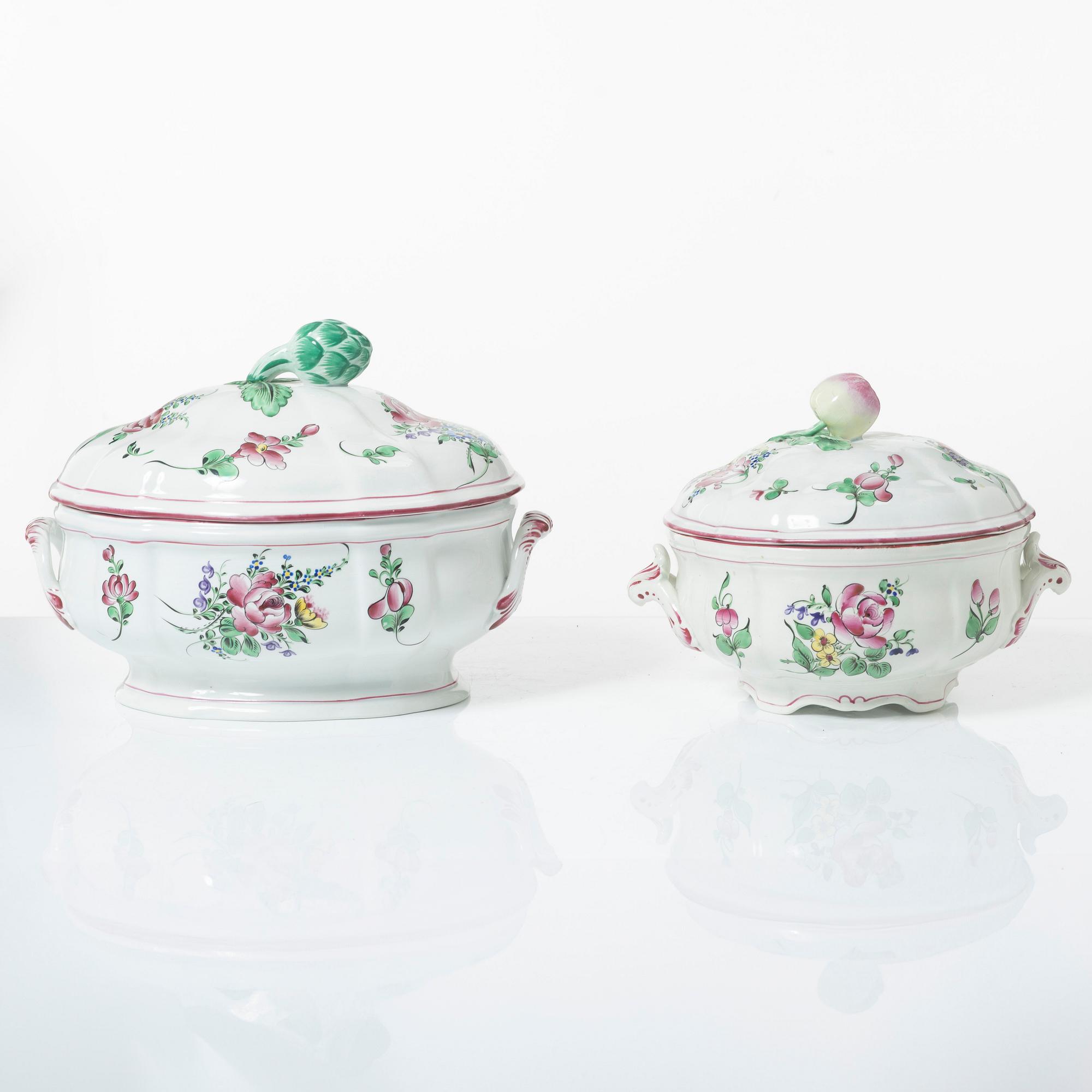 Servisdelar, 121 st, Lunéville, Frankrike, 1900-tal.