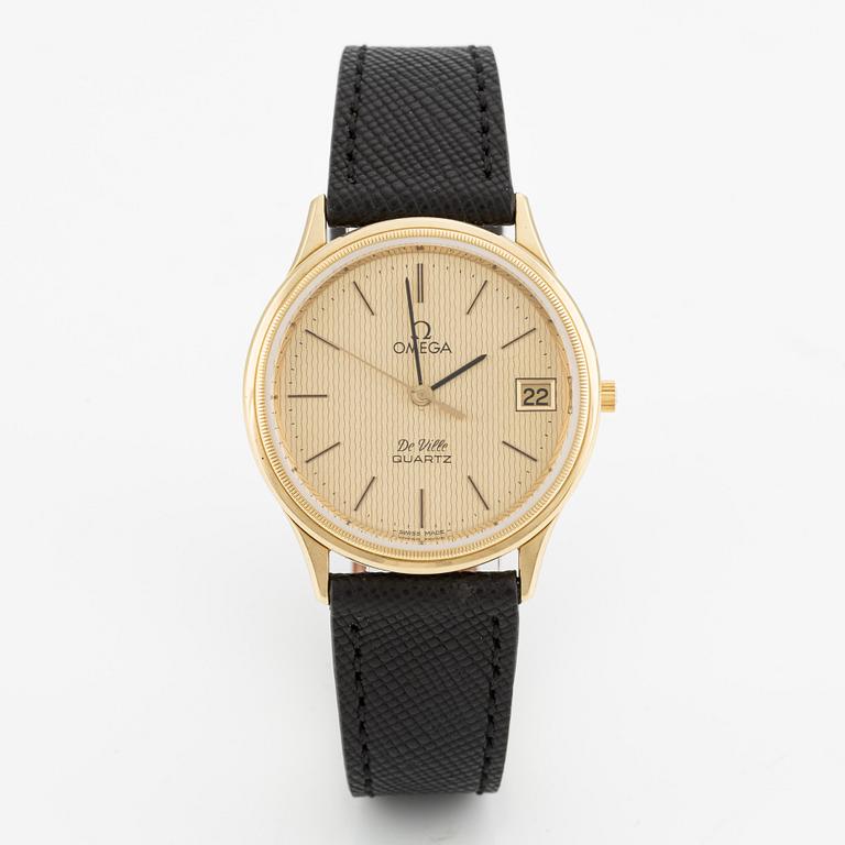 Omega, De Ville, wristwatch, 33.5 mm.