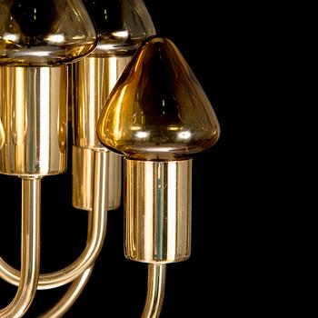 Hans-Agne Jakobsson, A Swedish ceiling lamp model T 808 from Markaryd. Height 80 cm.