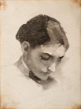 48. Helene Schjerfbeck, TYTÖN MUOTOKUVA.