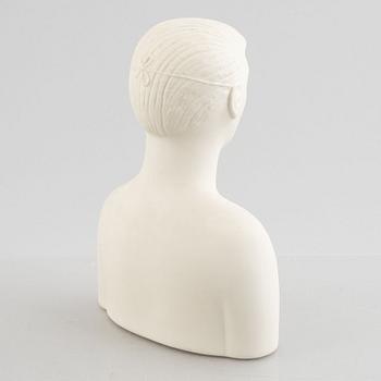 Stig Lindberg, figurin, parian, "Mannen med masken", Gustavsberg.