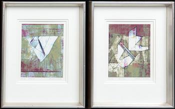 Anders Österlin, 2 st färgserigrafier, signerad och numrerade 126/150 resp 104/170.