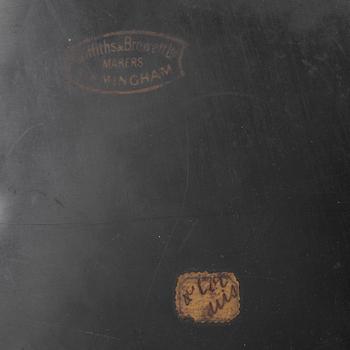 An empire sheet metal tray by Griffith & Browett, Birmingham.
