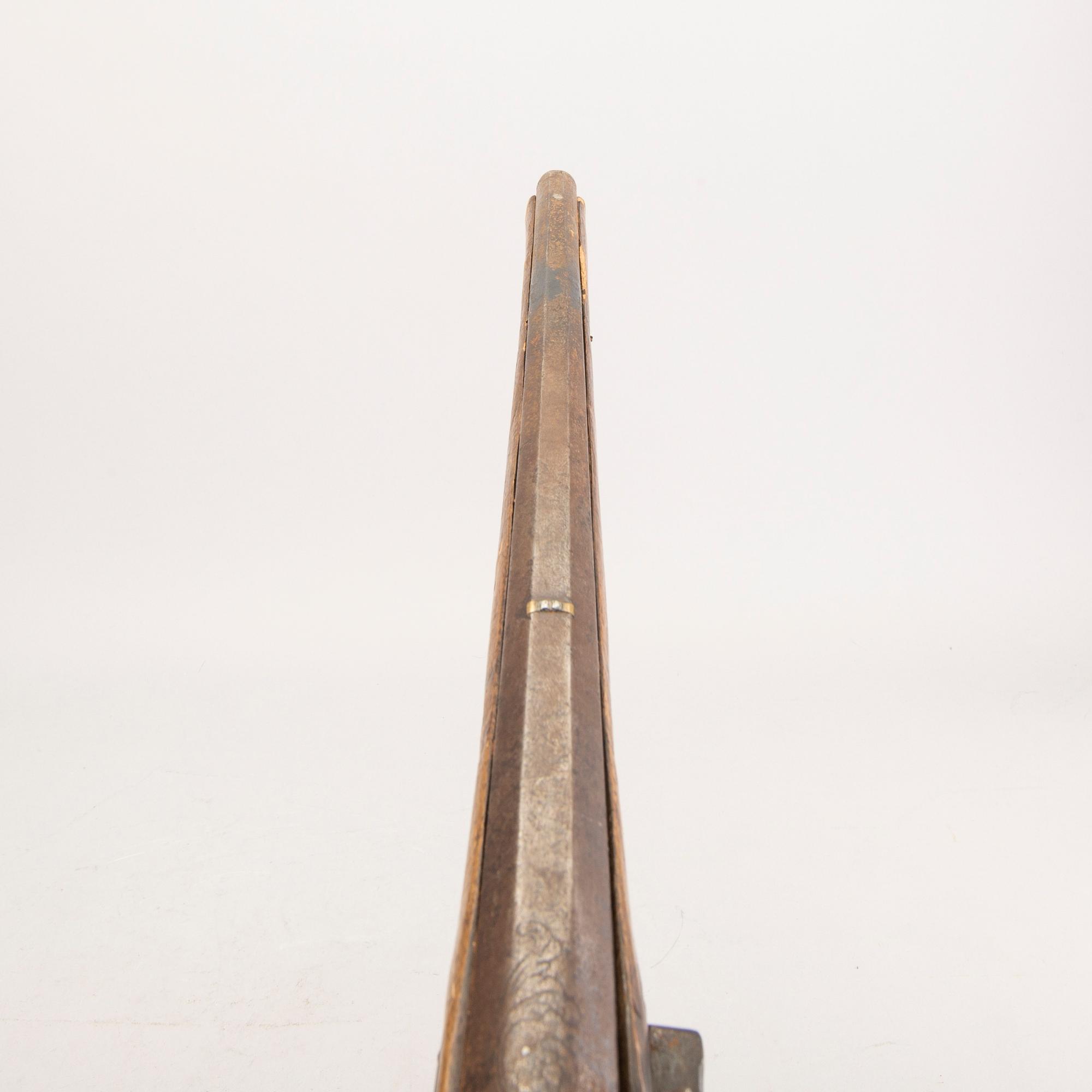 Flintlåsgevär, kort, svenskt, 1700-/ 1800-tal.