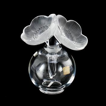 VAS, glas, "Anemon", Lalique, sign. "Lalique France.".