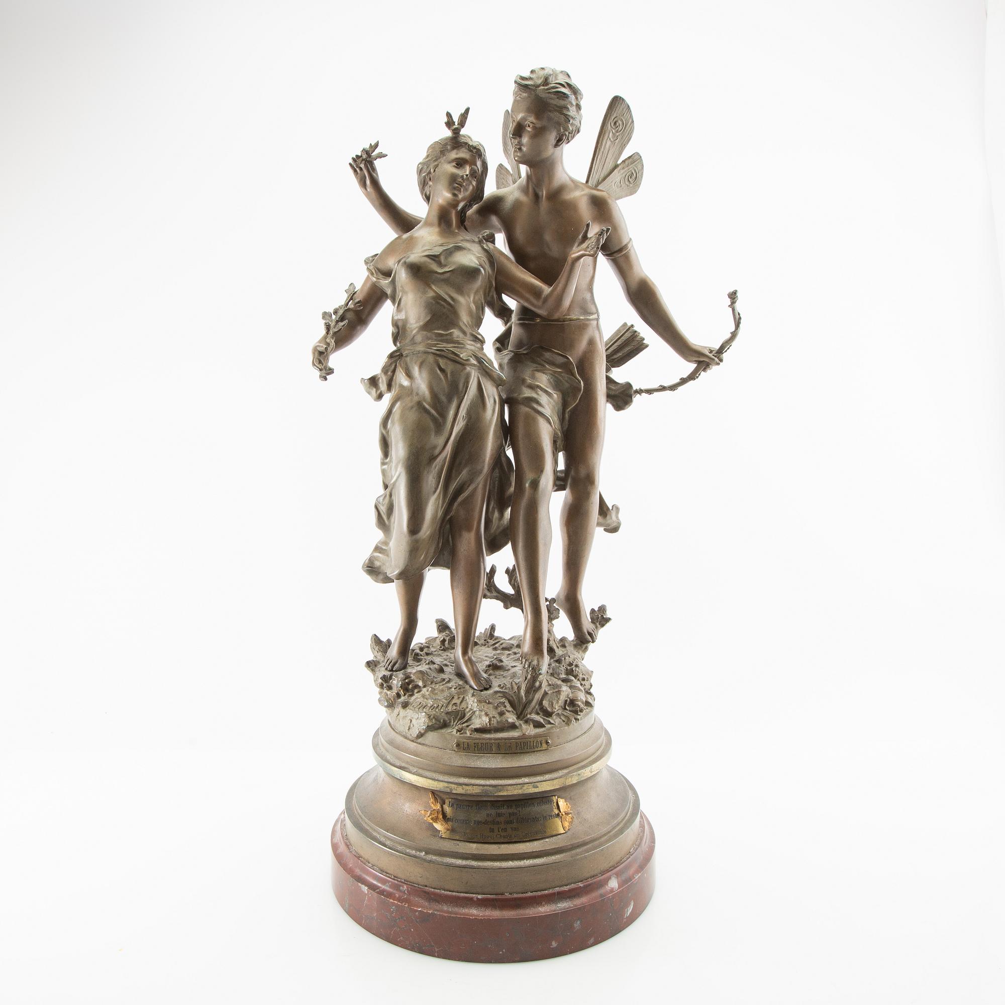 Ernest Rancoulet, efter skulptur "La fleur et le papillon".