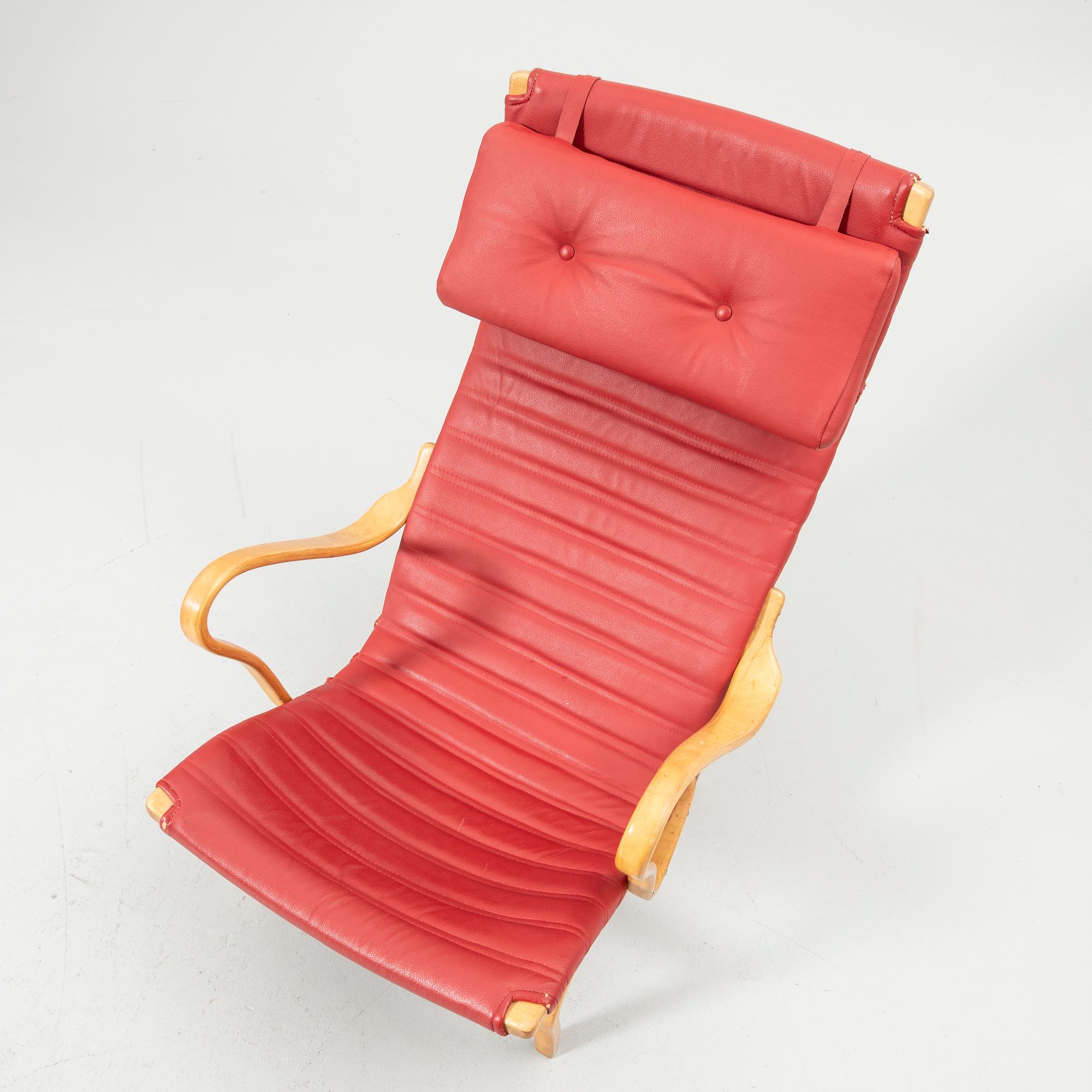 Bruno Mathsson, Armchair, ‘Pernilla’, Firma Karl Mathsson, Värnamo, second half of the 20th century.