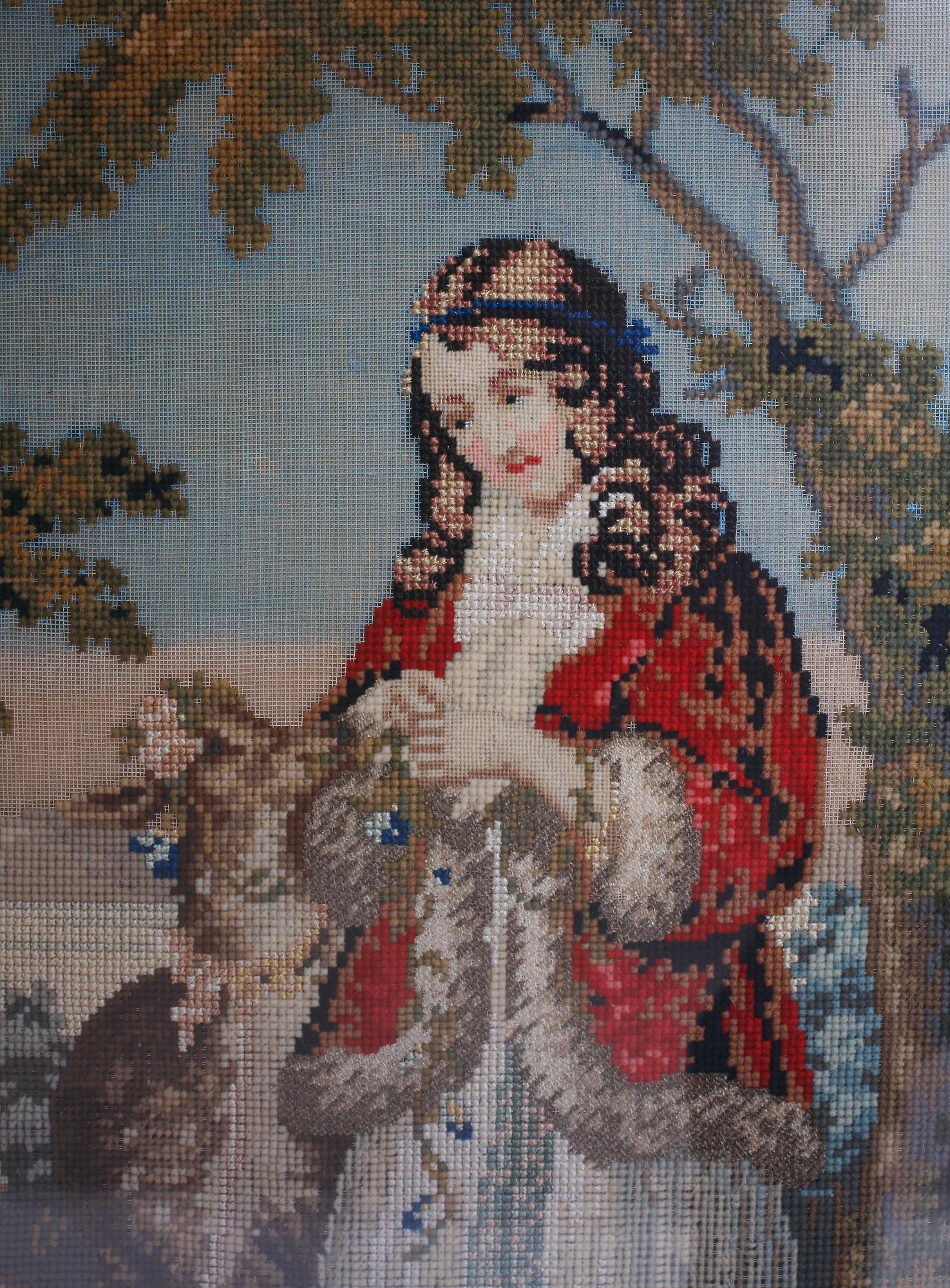 BRASSKÄRM, nyrokoko, 1800-talets andra hälft.