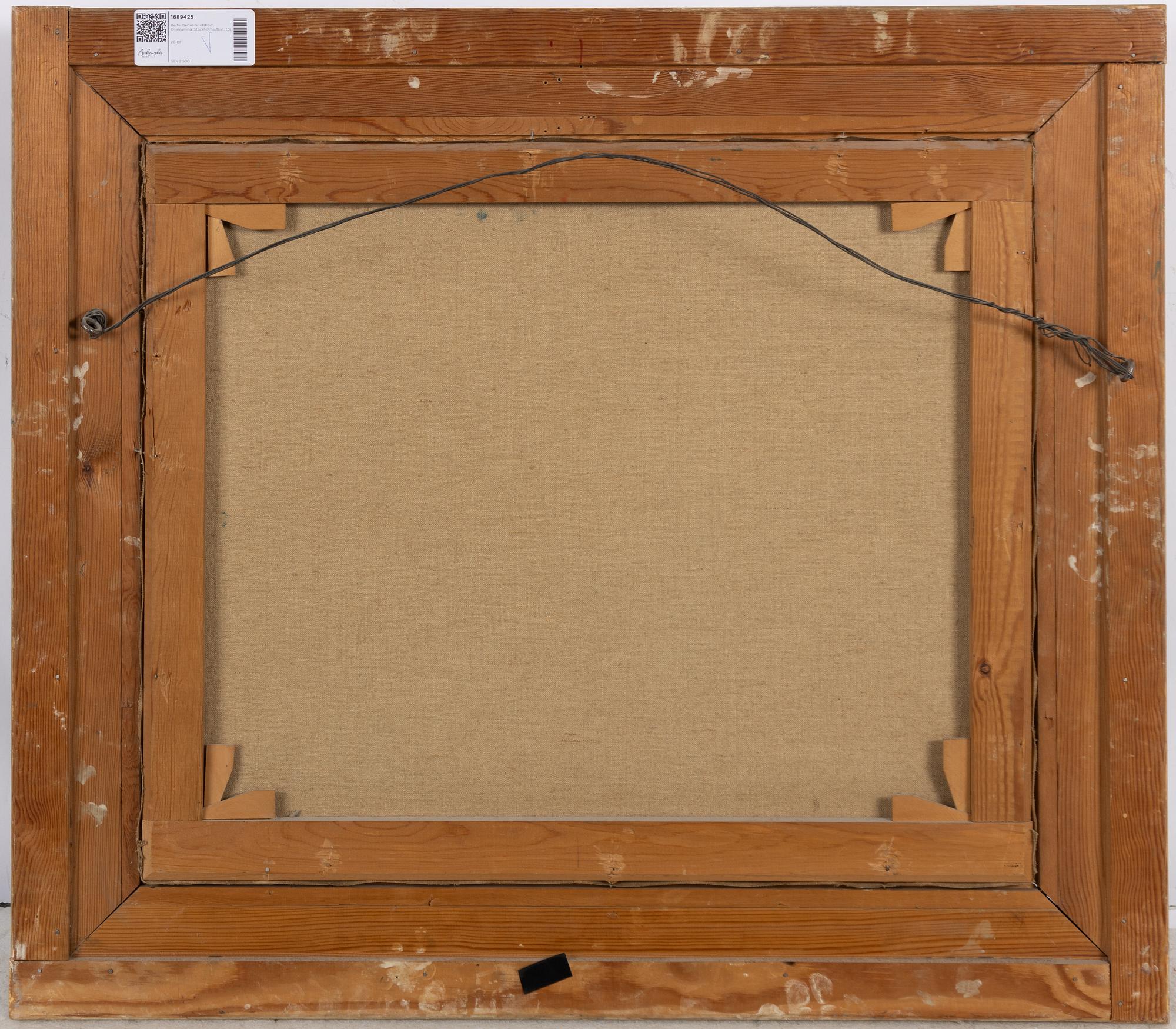 Bertel Bertel-Nordström, View of Stockholm.