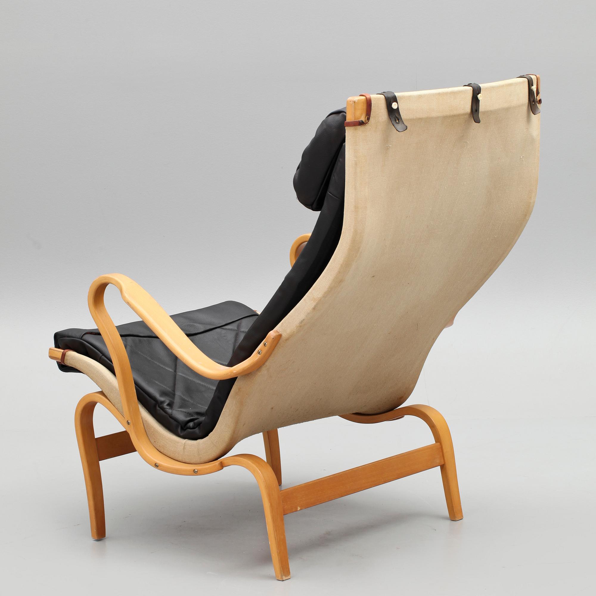 FÅTÖLJ, "Pernilla", Bruno Mathsson, DUX, 1980-tal.