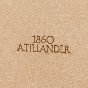 Collier, svartrodinerat 18K guld och diamanter, Tillander, Helsingfors 2005.