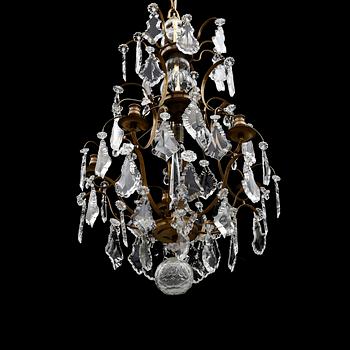 LJUSKRONA, barockstil, 1900-/2000-tal. Höjd 78 cm.