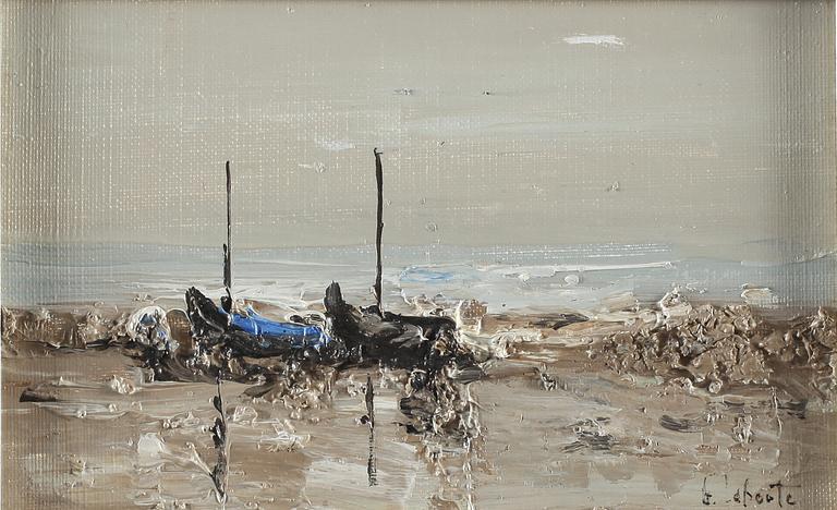 GEORGES LAPORTE, olja på duk, signerad.