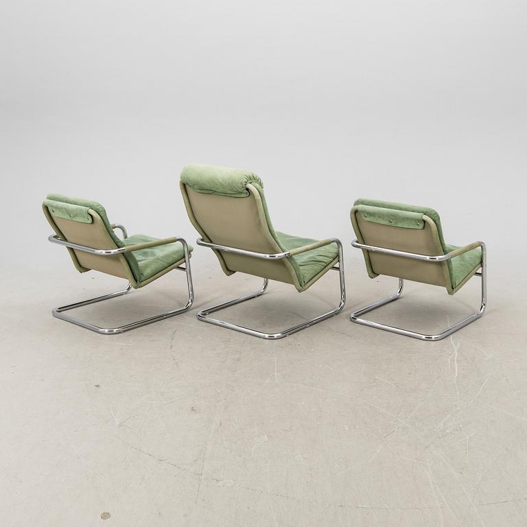 Fåtöljer 2+1 st DUX 1980/90-tal.