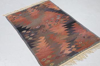 Barbro Nilsson, a carpet, "Tånga brun original", tapestry weave, ca 140,5 x 89,5 cm, signed AB MMF BN.