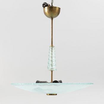 A "Swedish Grace" ceiling lamp, 1930s.