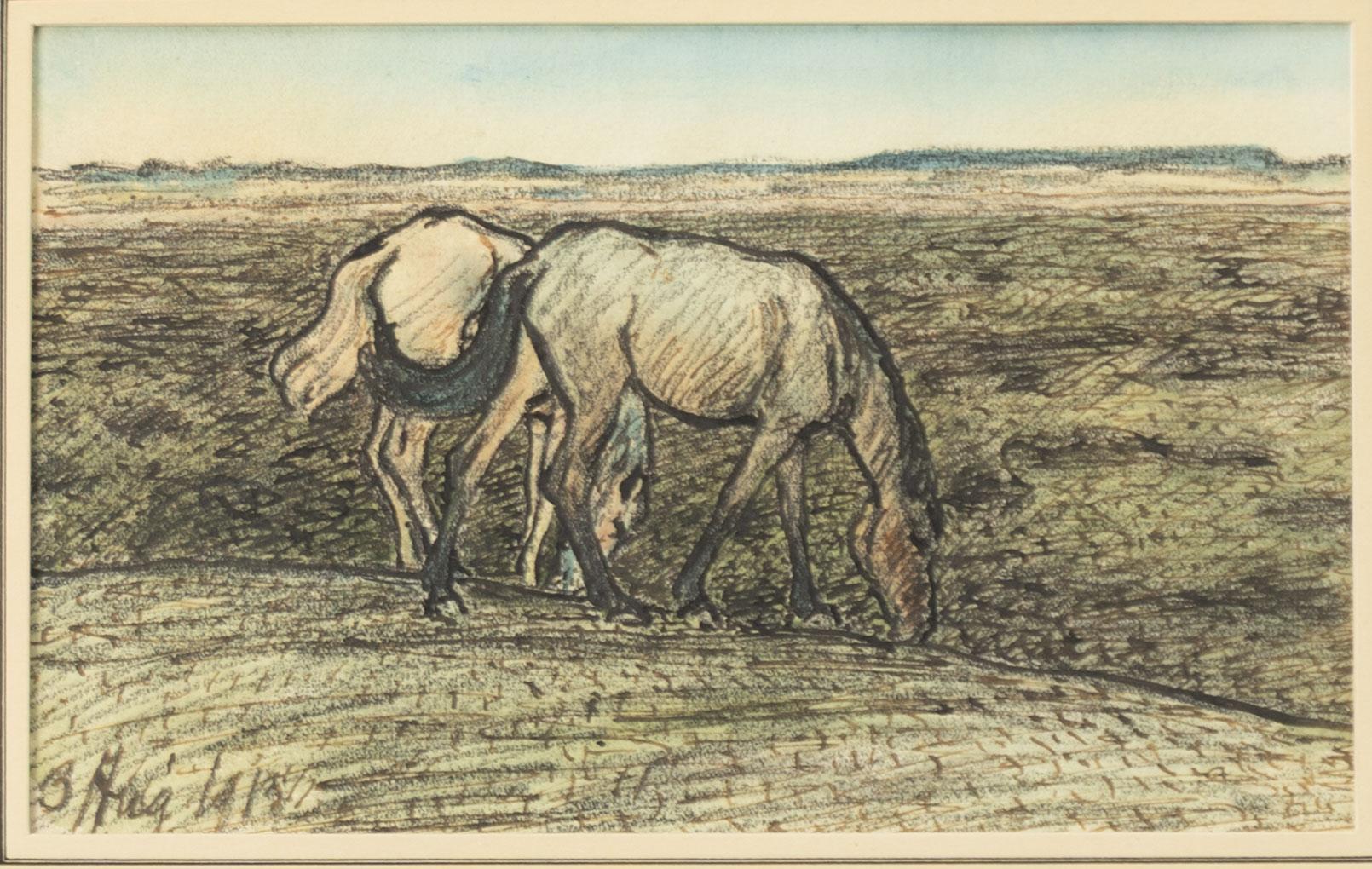 Nils Kreuger, Grazing Horses.
