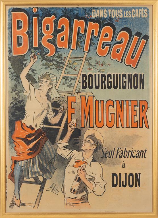 Jules Chéret, a lithographic poster, Chaix, Paris, France, circa 1895.