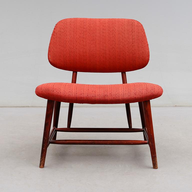 FÅTÖLJ, "Teve", Alf Svensson för Ljungs Industrier Malmö AB, Bra Bohag, 1900-talets mitt.