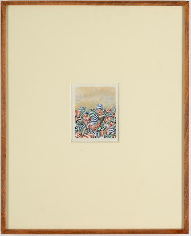 STEN EKLUND, gouache on paper, signed and dated 99.