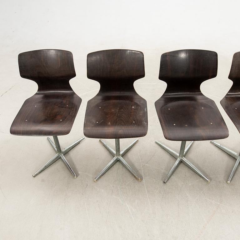 Chairs 6 pcs Pagholz Germany 1950s/60s.