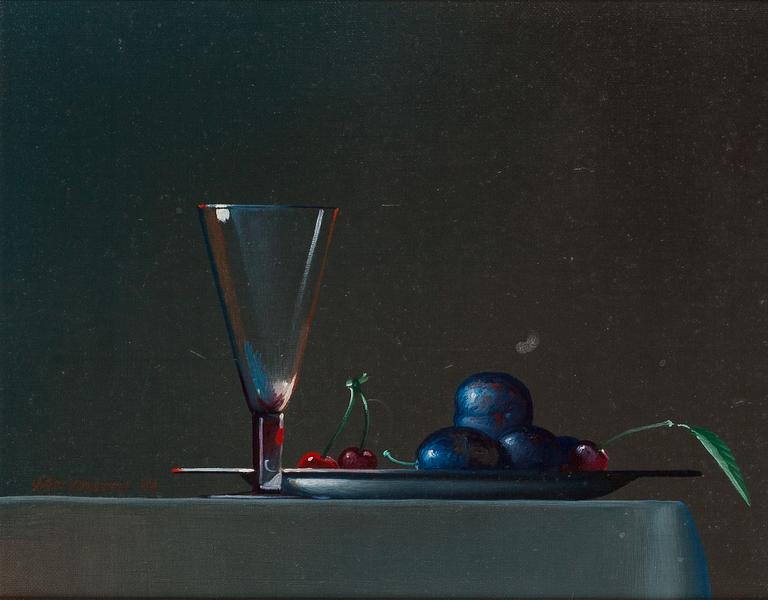 Jan Palmu, oil on canvas, signed and dated -90.