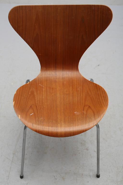 STOLAR, 4 st, Arne Jacobsen, 1900-talets andra hälft.