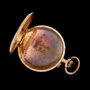 FICKUR, 14 k guld, tidigt 1900-tal.