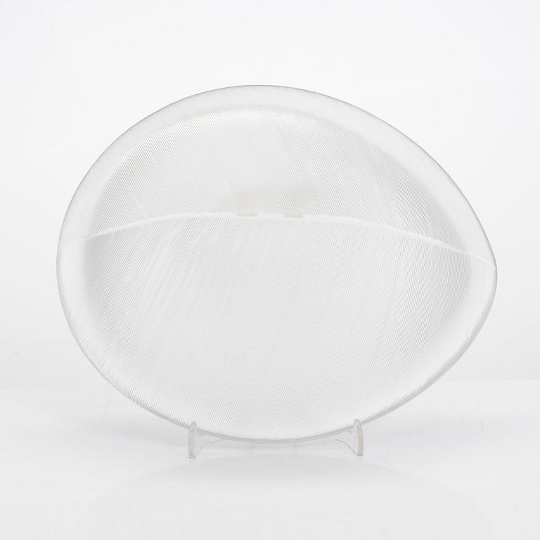 Tapio Wirkkala, art glass 'Lehti' (Leaf) bowl, model 3337, signed Tapio Wirkkala Iittala -56.