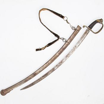 An Imperial Russian model 1841-65 infantry officer's sabre.