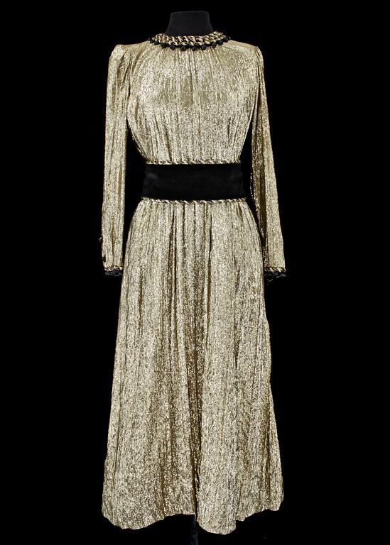 CHANEL, långklänning, 1970-tal.