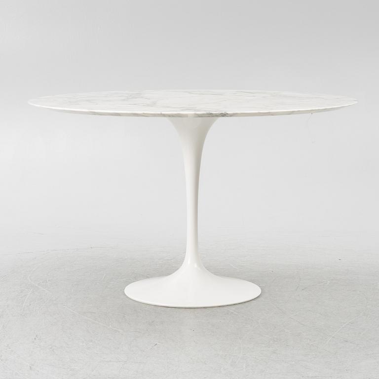 Eero Saarinen, a "Tulip" Arabesco marble top dining table, Knoll.