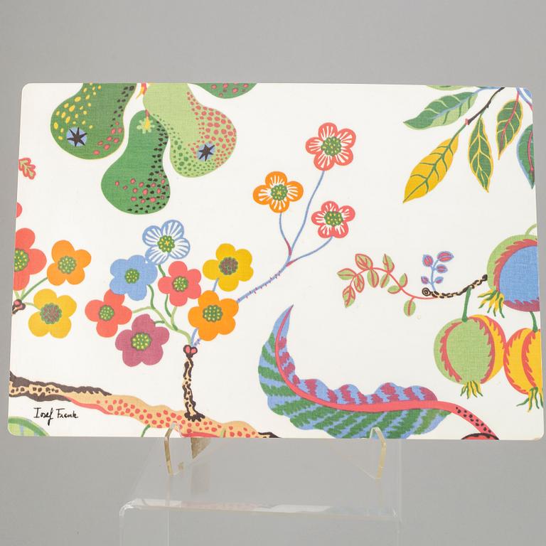 JOSEF FRANK, coasters, oven gloves, and apron.