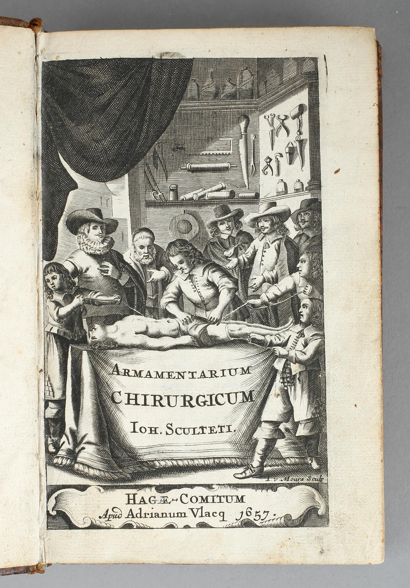 JOHAN SCULTETI, Armamentarium Chirurgicum, Haag 1657.
